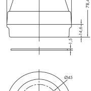 Dimezije CO BL 70 2F