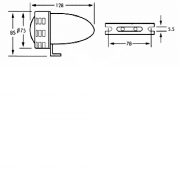 mini sirena AV-MS190-d